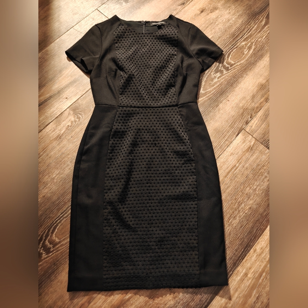 Elegant Black Textured Dress